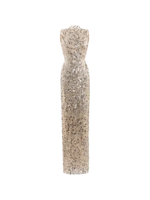 Saiid Kobeisy sequin-embroidered maxi dress