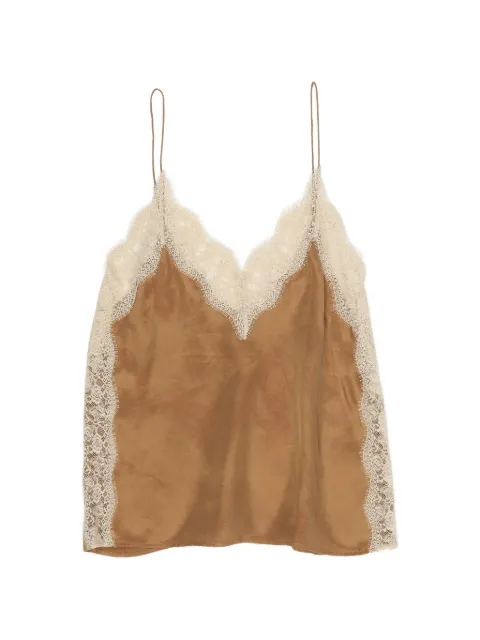 BIMBA Y LOLA  lace-trim V-neck top