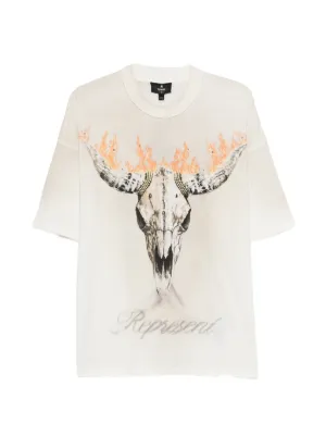 Represent skull-print T-shirt