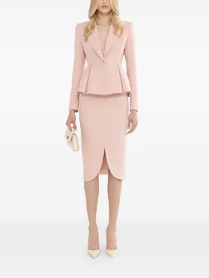 NISSA high-waisted pencil midi skirt