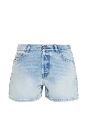 Diesel shorts in destroyed denim