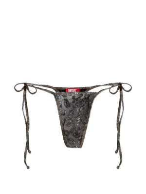 Diesel Demy-Utlt patterned tie bikini bottoms