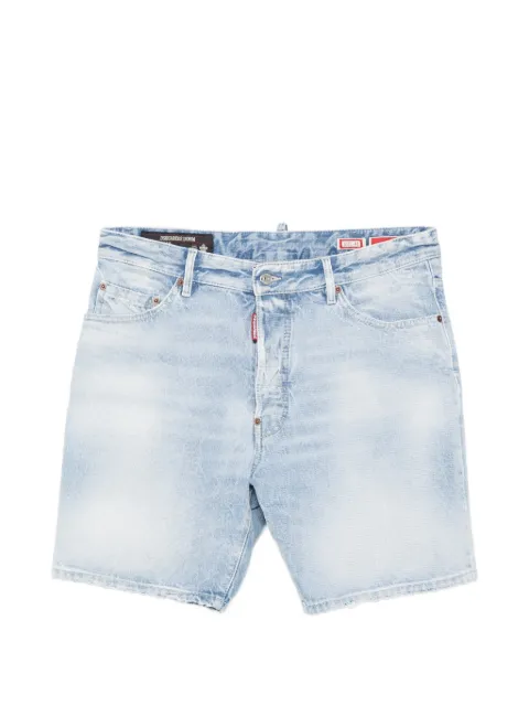 DSQUARED2 light diagonale wash marine shorts
