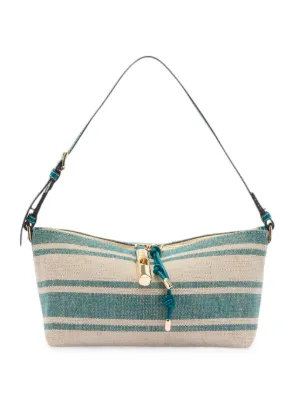 Furla Debby striped shoulder bag