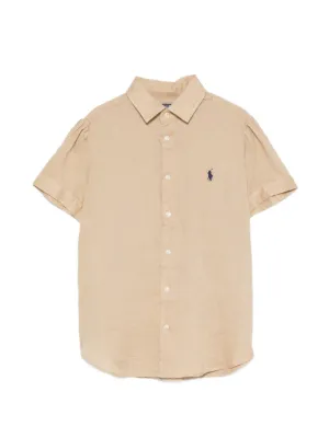 Polo Ralph Lauren embroidered-logo short-sleeve shirt