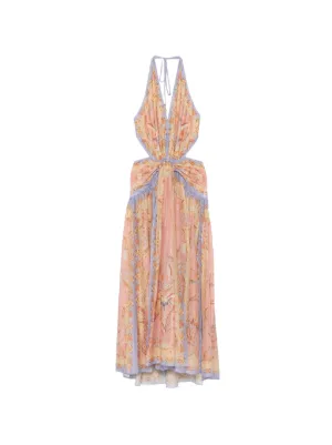 ZIMMERMANN Indra plunge-neck maxi dress
