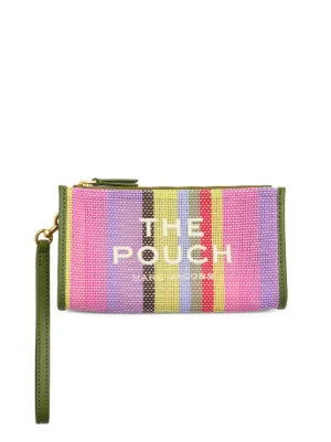 Marc Jacobs The Pouch stripe mesh make up bag