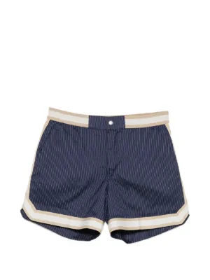 CH&Eacute; Baller pinstriped swim shorts