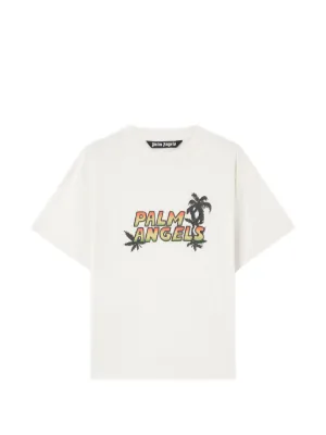 Palm Angels logo-graphic T-shirt
