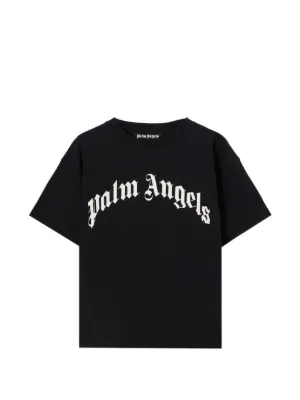Palm Angels curved logo T-shirt
