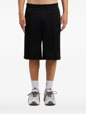 Palm Angels curved logo track shorts