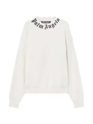 Palm Angels neck-logo sweatshirt