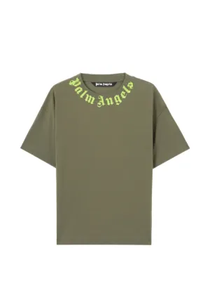 Palm Angels logo-neckline T-shirt