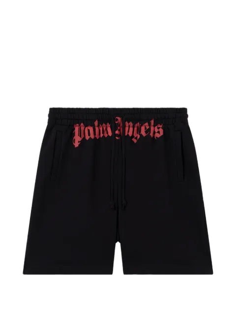 Palm Angels waist logo sweat shorts