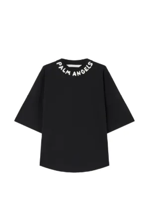 Palm Angels logo-printed crew-neck T-shirt
