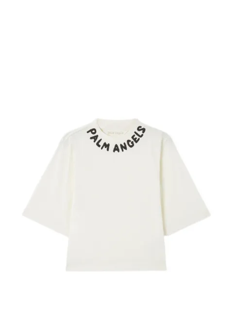 Palm Angels logo-printed crew-neck T-shirt