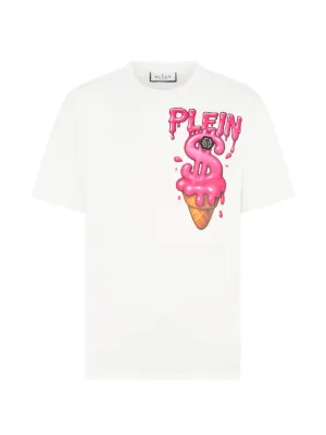 Philipp Plein round neck T-shirt Ice Cream Dollar