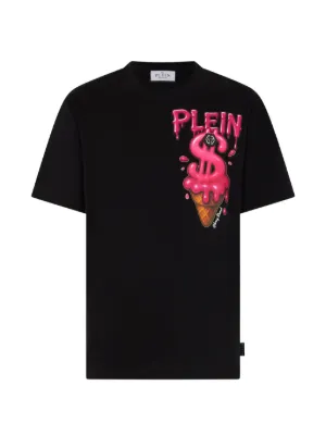 Philipp Plein round neck T-shirt Ice Cream Dollar