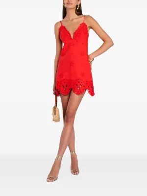 Retrofete Nebullah broderie-anglaise mini dress
