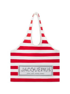 Jacquemus Marcel striped tote bag 