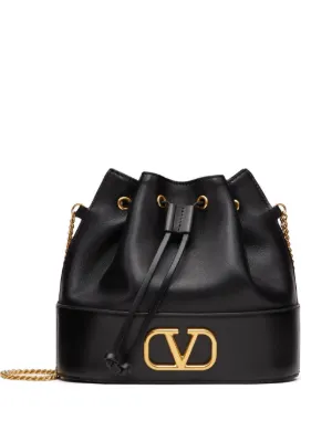 Valentino Garavani VLogo Signature leather bucket bag