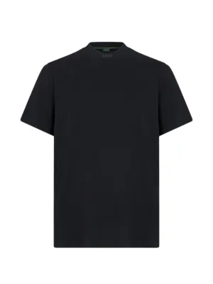 BOSS cotton T-shirt with logo crew neck