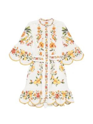 FARM Rio floral-print mini dress