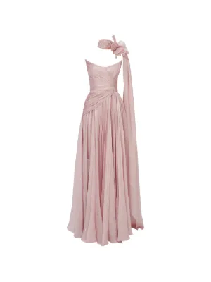 Iris Serban Anette flower-embellished maxi dress