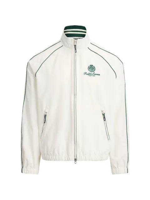 Polo Ralph Lauren crest-print piping jacket