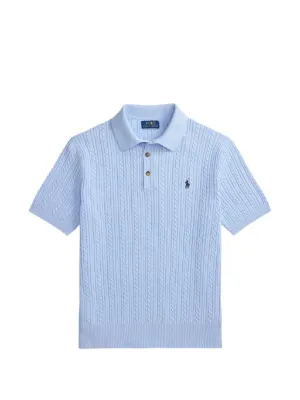 Polo Ralph Lauren cable-knit polo shirt