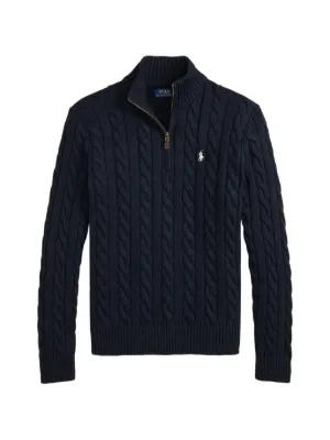 Polo Ralph Lauren cable-knit quarter-zip sweater