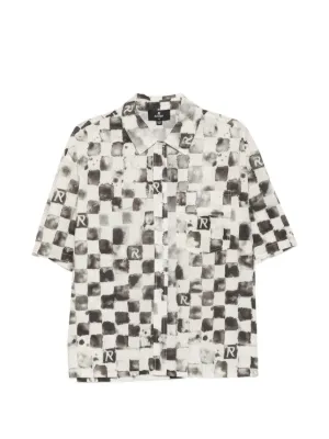 Represent Pool Side checkerboard-print shirt