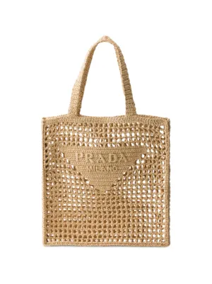 Prada crochet tote bag