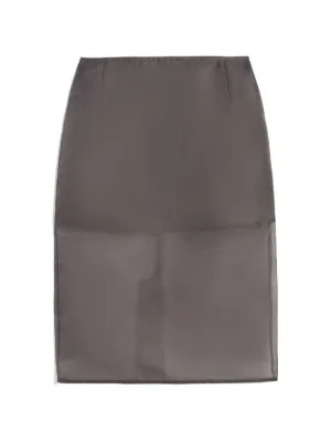 Apparis Tyra organza midi skirt