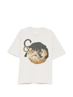 Melt animal-print T-shirt