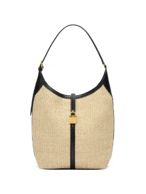 DeMellier Siena raffia tote bag