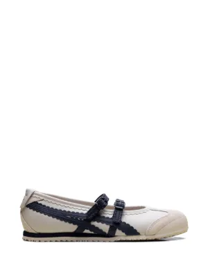 Onitsuka Tiger Mexico 66 buckled scallop sneakers
