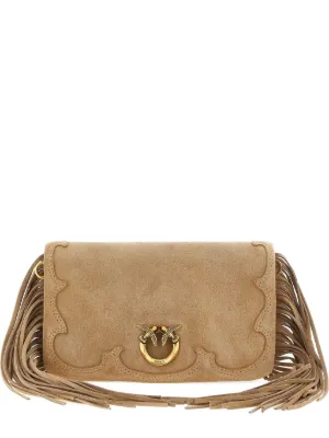 PINKO mini Love Click Soft crossbody clutch bag