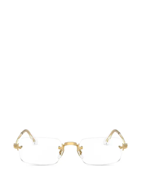 Ray-Ban rectangle-frame glasses