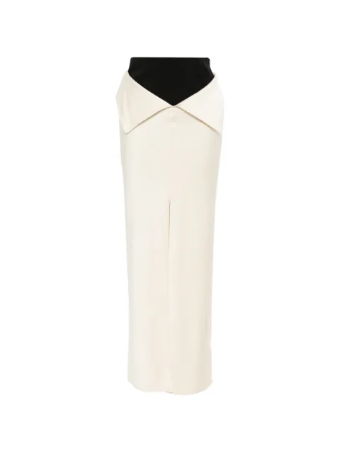 Nanushka split front long skirt