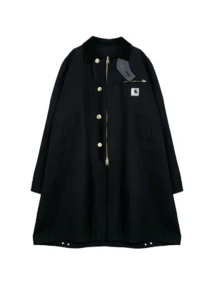 Carhartt WIP x Sacai  Duck Coat logo trench coat