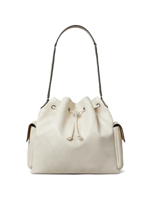 Tory Burch large Charlie quilted drawstring shoulder bag