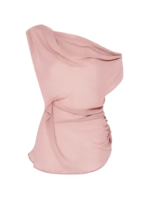 Paris Georgia one-shoulder top
