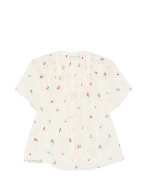 Forte Forte Petites Fleurs gathered blouse