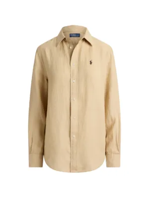 Polo Ralph Lauren Pony-embroidered linen shirt