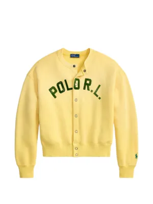 Polo Ralph Lauren logo-print fleece cardigan
