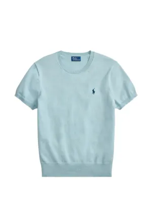 Polo Ralph Lauren Pony-embroidered knitted T-shirt