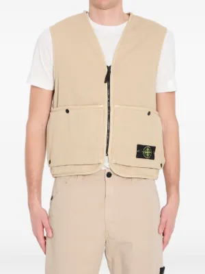 Stone Island buttoned oversized vest