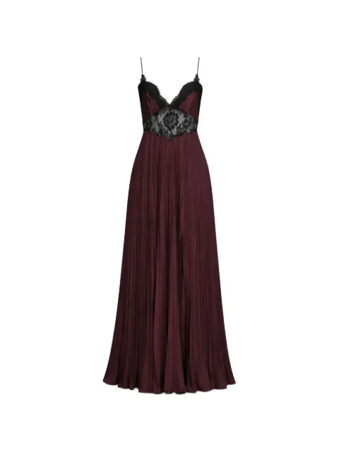 Self-Portrait lace insert maxi dress