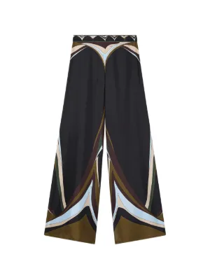 PUCCI Fari print silk palazzo pants